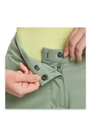 Jack Wolfskin 1509141 Hiking Alpine W Açık Yeşil Kadın Şort