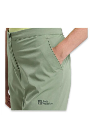 Jack Wolfskin 1509141 Hiking Alpine W Açık Yeşil Kadın Şort