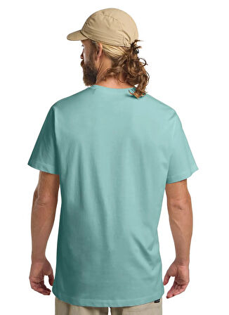 Jack Wolfskin 1808382TRESSENTIAL T M Yeşil Bisiklet Yaka Regular Fit Düz Erkek T-Shirt