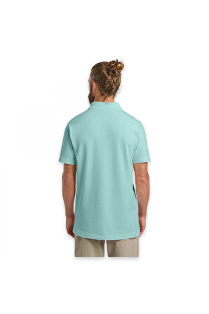 Jack Wolfskin 1809301Tr Essential Polo M Açık Yeşil Erkek T-Shirt