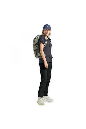 Jack Wolfskin A63782 Prelight Stride Pants W Siyah Kadın Pantolon