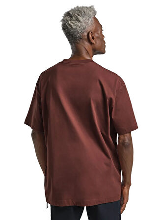 Jack Wolfskin A63860TRFREEROAMER T M Koyu Kiremit Bisiklet Yaka Regular Fit Düz Erkek T-Shirt