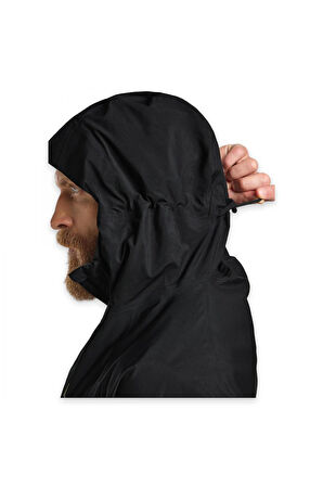 Jack Wolfskin A63769 Prelight  M Yağmurluk Siyah Erkek Outdoor