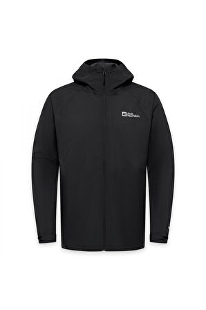 Jack Wolfskin A63769 Prelight  M Yağmurluk Siyah Erkek Outdoor