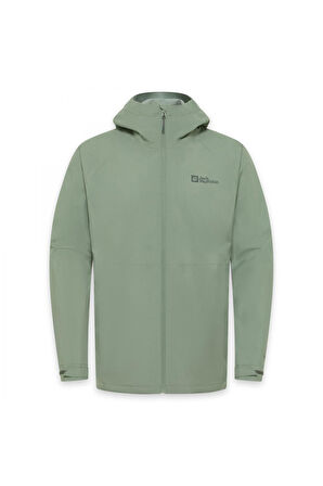 Jack Wolfskin A63769 Prelight  M Yağmurluk Yeşil Erkek Outdoor