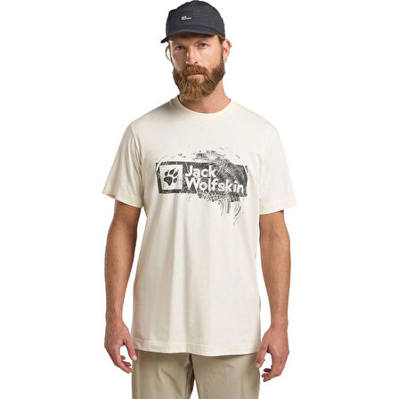 Jack Wolfskin Brand Tee Erkek T-Shirt