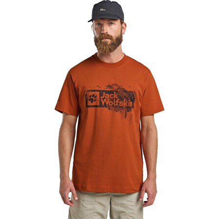 Jack Wolfskin Brand Tee Erkek T-Shirt