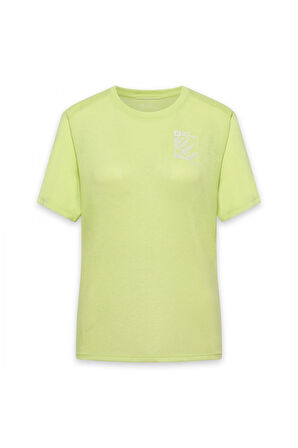 Jack Wolfskin A63953 Vonnan Graphic T W Açık Yeşil Kadın T-Shirt
