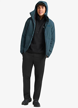 Jack Wolfskin A65048_C0539-PAMIR JKT M Mavi Normal Düz Erkek Ceket