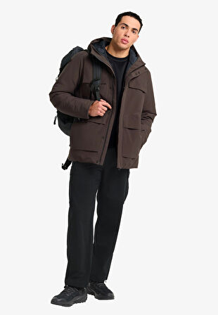 Jack Wolfskın Brandenburger Jkt M Erkek Peat Outdoor Ceketi A65047-d0108