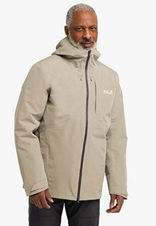 Jack Wolfskın Icecape 3ın1 Down Jkt M Rds Erkek Linen Outdoor Ceketi A65265-5940