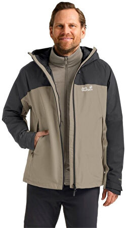 Jack Wolfskın Wıld Places 3ın1 Jkt M Erkek Linen Outdoor Ceketi A65257-5940