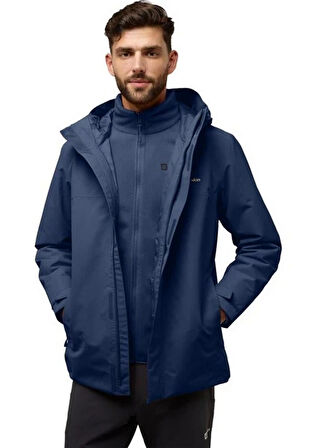 Jack Wolfskin A61872-C0412 Jasper Ins M Erkek Outdoor Ceketi