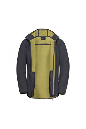 Jack Wolfskin 1307471 Bornberghoody Suya Dirençli Mont Gri Erkek Mont