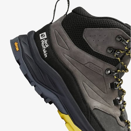 Jack Wolfskin Cyrox Texapore Mid Erkek Gri Outdoor Bot