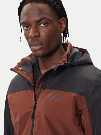 Jack Wolfskın Taubenberg 3ın1 Jkt M Erkek Hot Choc Outdoor Ceketi 1115311-d0107