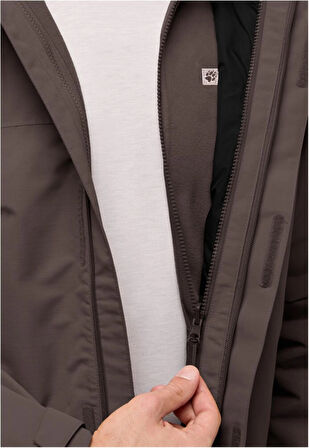 Jack Wolfskın Altenberg 3ın1 Jkt M Erkek Peat Outdoor Ceketi A61864-d0108