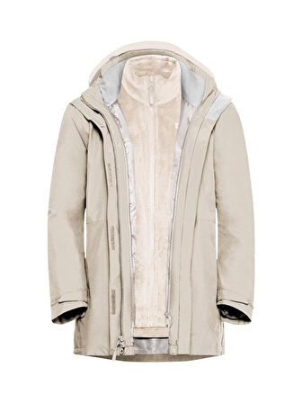Jack Wolfskın Rotwand 3ın1 Jkt W Kadın Pale Sand Outdoor Ceketi A60333-a0056