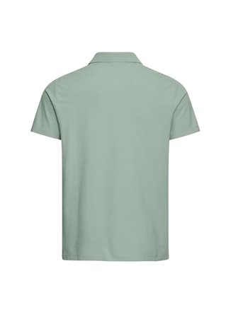Jack Wolfskin ESSENTIAL POLO M Yeşil Regular Fit Logo Baskılı Erkek Polo T-Shirt