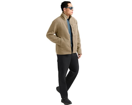 Jack Wolfskin LAKE RIDGE JKT M Erkek Outdoor Polar Ceket A65001-A0082 Kahverengi