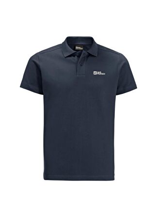 Jack Wolfskin Lacivert Erkek Polo T-Shirt 1809301TR_ESSENTIAL  M