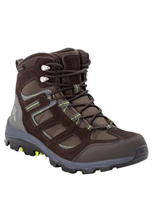 Jack Wolfskin 4042461 Vojo 3 Texapore Mid M Dark Brown/Lime Erkek Outdoor Bot