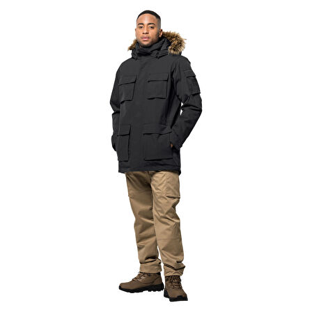 Jack Wolfskin Glacier Canyon Erkek Su Geçirmez Parka