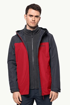 Jack Wolfskin Taubenberg 3in1 Erkek Outdoor Mont 1115311-2206