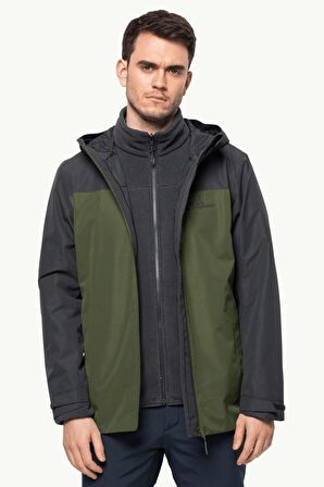 Jack Wolfskin Taubenberg 3in1 Erkek Outdoor Mont 1115311-4129