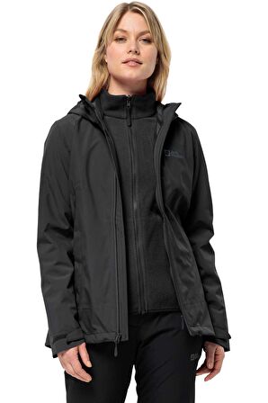 Jack Wolfskin Moonrise 3in1 Kadın Outdoor Mont 1115621-6000