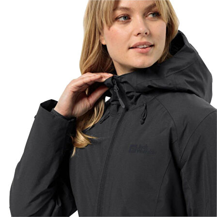 Jack Wolfskin Heidelstein INS JKT W Kadın Outdoor Ceket 1115681-6000 Black