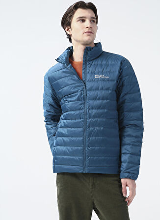 Jack Wolfskin Mavi Erkek Zip Ceket 1205933-4133 PACK & GO DOWN JKT M