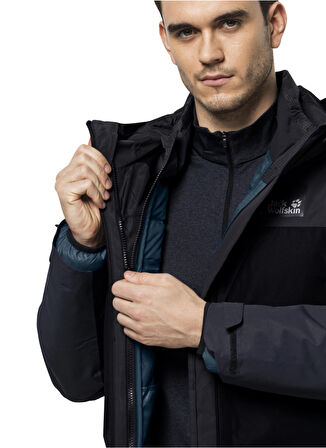 Jack Wolfskin Mavi Erkek Zip Ceket 1206622-4133 DNA TUNDRA DOWN JKT M