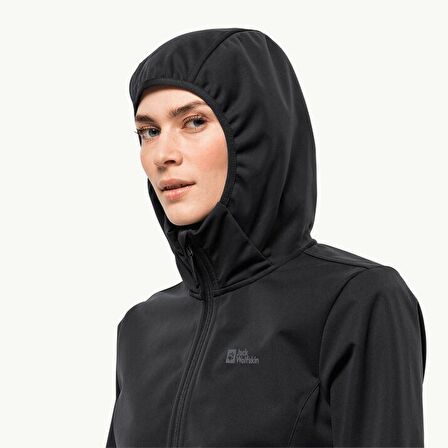 Jack Wolfskin Windhain Hoody Kadın Softshell Ceket  1307481-6000