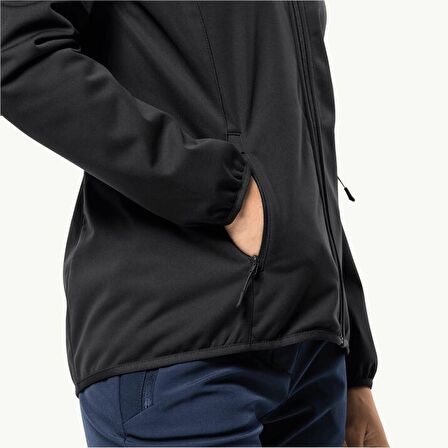 Jack Wolfskin Windhain Hoody Kadın Softshell Ceket  1307481-6000
