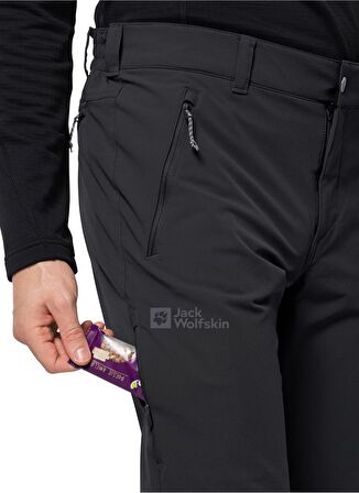 Jack Wolfskin Normal Paça Siyah Erkek Outdoor Pantolonu 1503755-6000 ACTIVATE XT PANTS M