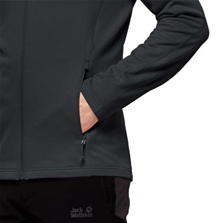 Jack Wolfskin KOLBENBERG FZ M Antrasit Erkek Polar