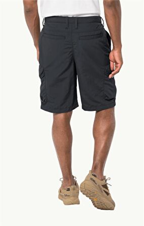 Jack Wolfskin Antrasit Erkek Kargo Şort 1508381_6350 KALAHARI CARGO M