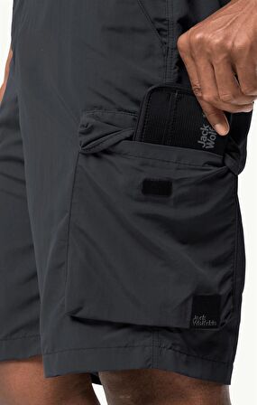 Jack Wolfskin Antrasit Erkek Kargo Şort 1508381_6350 KALAHARI CARGO M