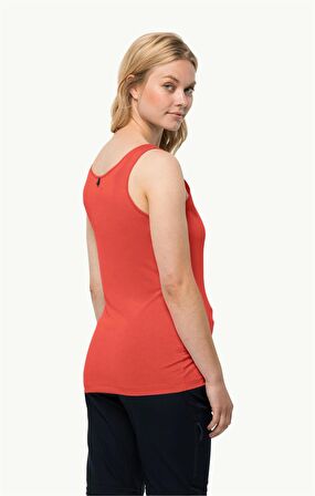 Jack Wolfskin Pack & Go Tank Kadın Atlet 1807283-2184 Tango Orange