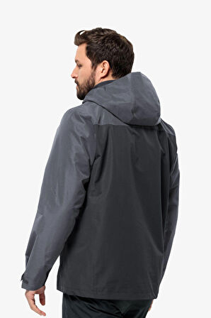 Jack Wolfskin Taubenberg 3In1 Jkt M Erkek Siyah Mont 1115311-6001