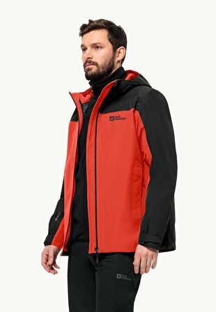 Jack Wolfskin Taubenberg 3IN1 Erkek Outdoor Mont-1115311S/R