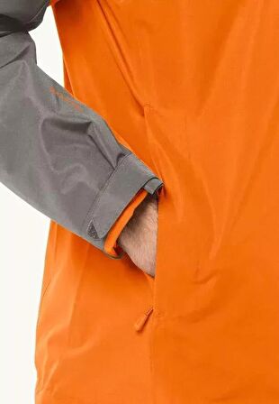 Jack Wolfskin TAUBENBERG 3IN1 JKT M Turuncu Erkek Mont