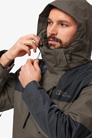 Jack Wolfskin Jasper 3in1 Erkek Kahverengi Mont 1115261-5719