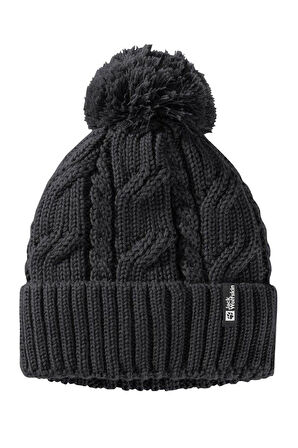 Jack Wolfskin Pompom Beanie Bere 1905092-6000 Black