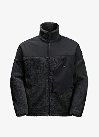 Jack Wolfskin Antrasit Erkek Polar Sweatshırt Maarweg Jkt