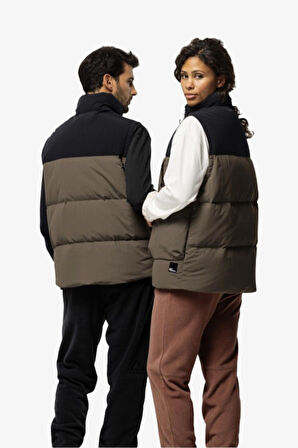 Jack Wolfskin Dellbrueck Unisex Kahverengi Yelek 1207621-4610