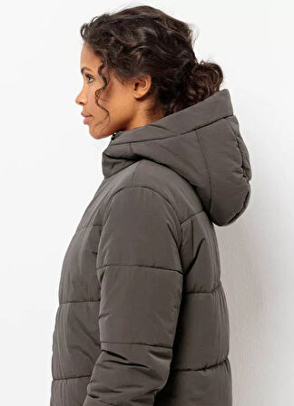 Jack Wolfskin KAROLINGER LONG JKT W Kadın Mont