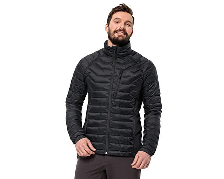 Jack Wolfskin Routeburn Pro Ins Jkt M Erkek Günlük Mont 1206862-6000 Siyah