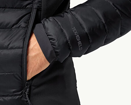 Jack Wolfskin Routeburn Pro Ins Jkt M Erkek Günlük Mont 1206862-6000 Siyah